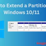 How to Extend a Partition in Windows